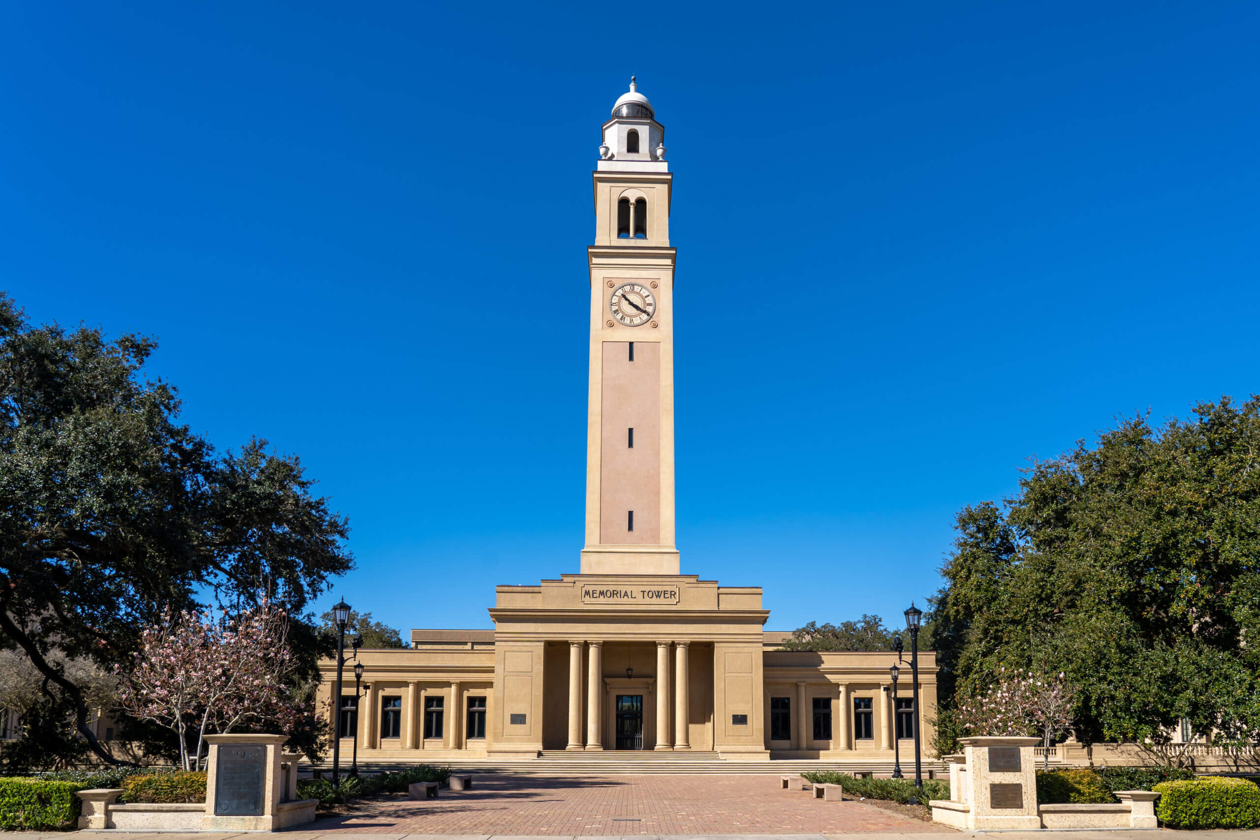 Memorial Tower in Louisiana State University in Baton Rouge, Louisiana